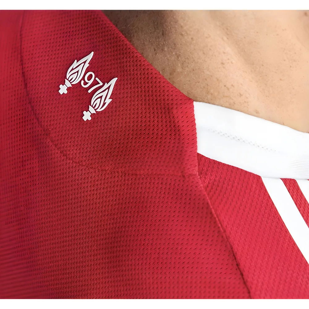 2025-2026 Liverpool Authentic Long Sleeve Home Shirt (M.Salah 11)