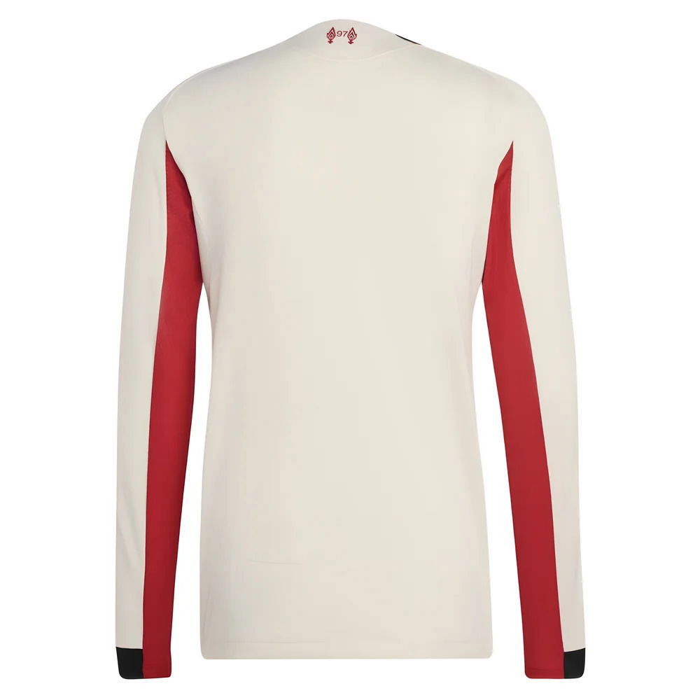 2025-2026 Liverpool Authentic Long Sleeve Away Shirt (M.Salah 11)