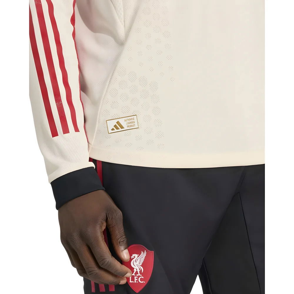 2025-2026 Liverpool Authentic Long Sleeve Away Shirt (M.Salah 11)