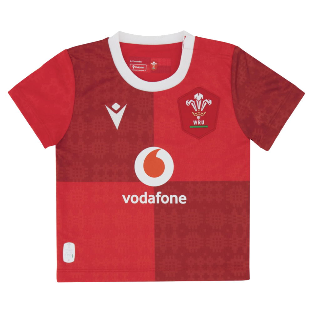 2025-2026 Wales WRU Home Baby Rugby Shirt (Your Name)