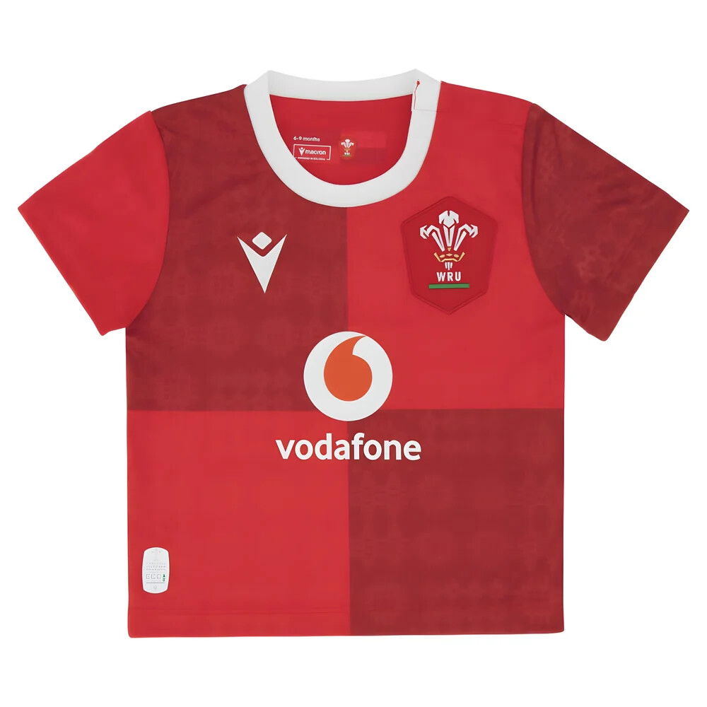 2025-2026 Wales WRU Home Baby Rugby Shirt (Your Name)
