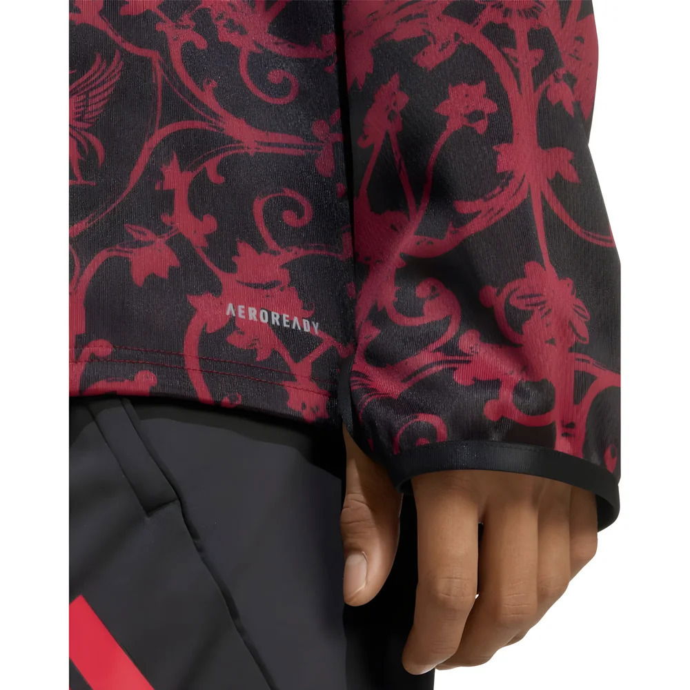 2025-2026 Liverpool Pre-Match Warm Top (Black) (M.Salah 11)