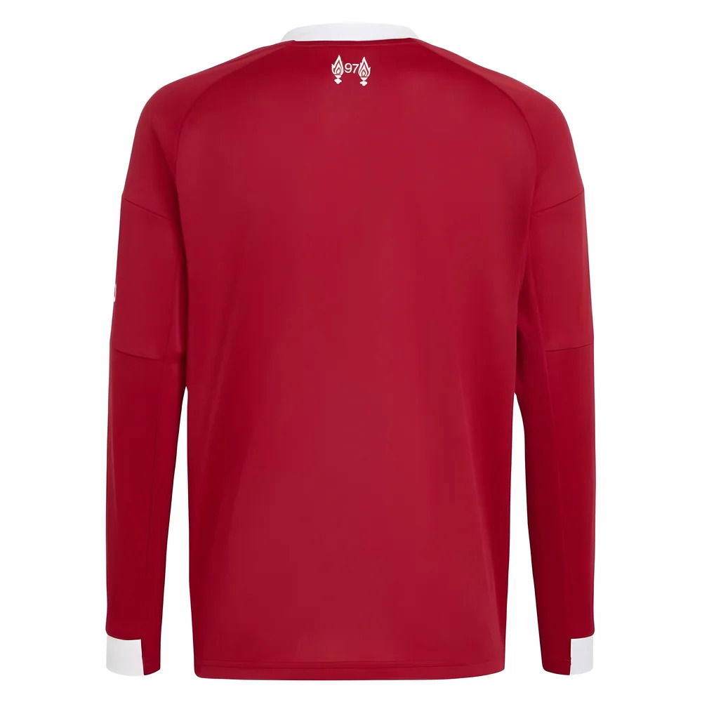 2025-2026 Liverpool Long Sleeve Home Shirt (Kids) (M.Salah 11)