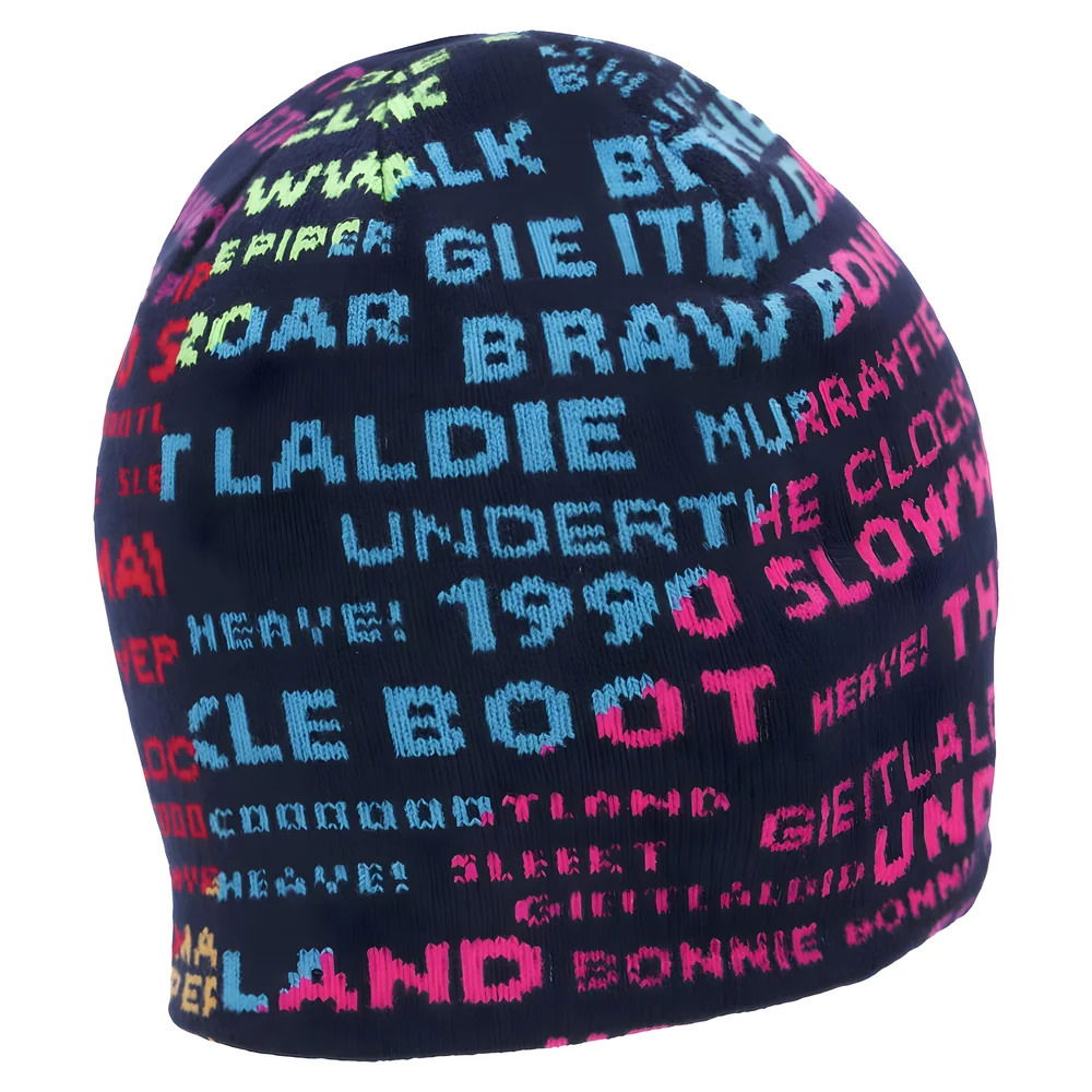 2025-2026 Scotland Rugby Skull Knit Beanie (Rainbow)