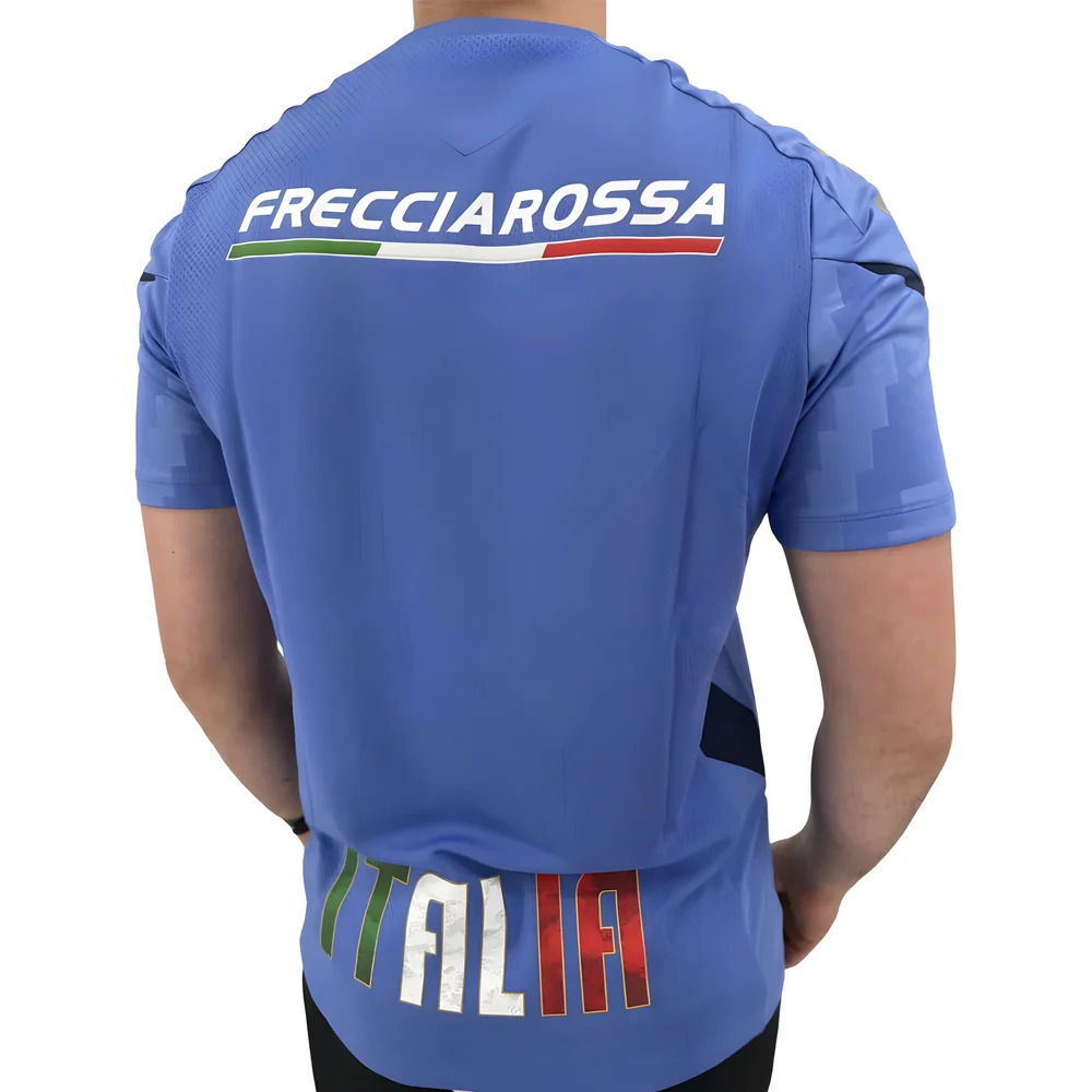 2025-2026 Italy Rugby Staff Training Shirt (Blue)