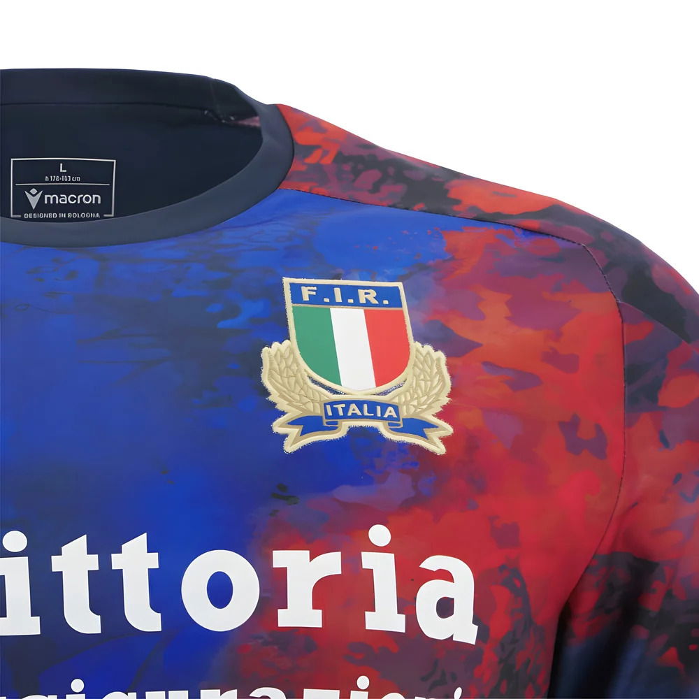 2025-2026 Italy Rugby Training Shirt (Navy)