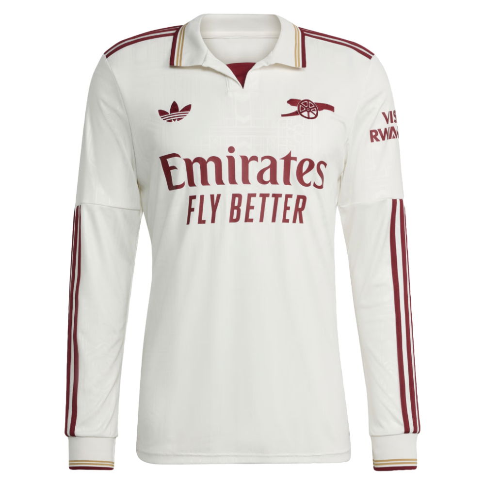2025-2026 Arsenal Long Sleeve Third Shirt (Madueke 20)