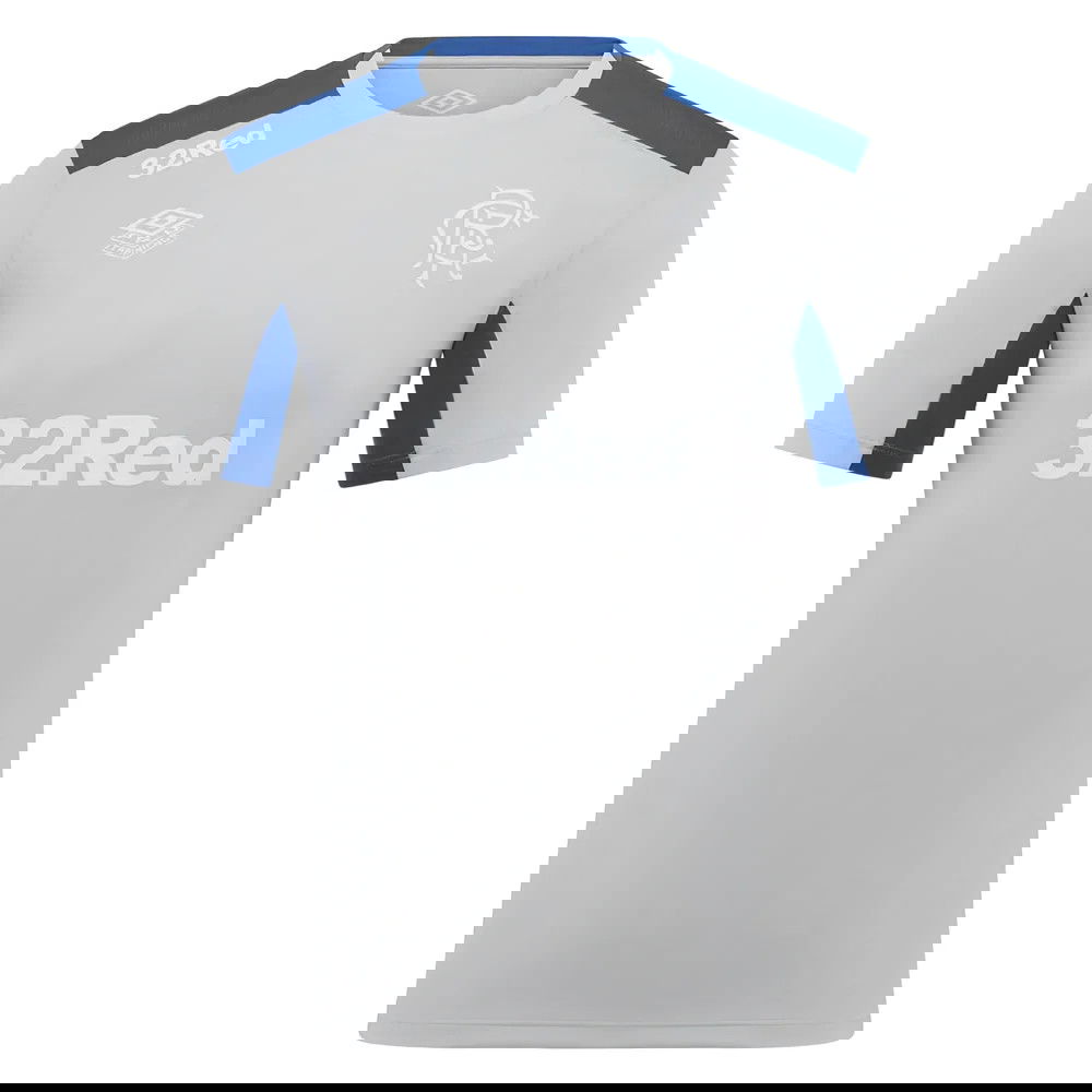 2025-2026 Rangers Training Short Sleeve Tee (Grey) (Your Name)