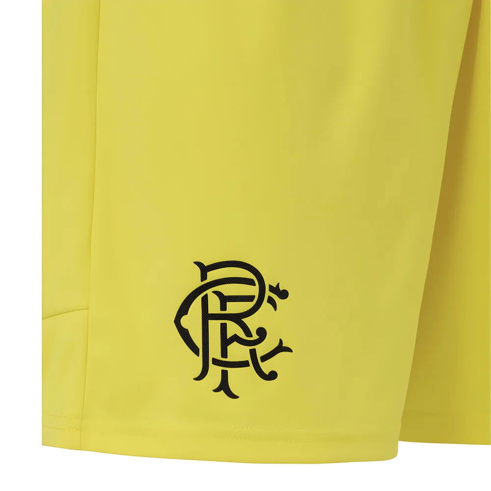 2025-2026 Rangers Goalkeeper Home Shorts (Yellow) - Kids