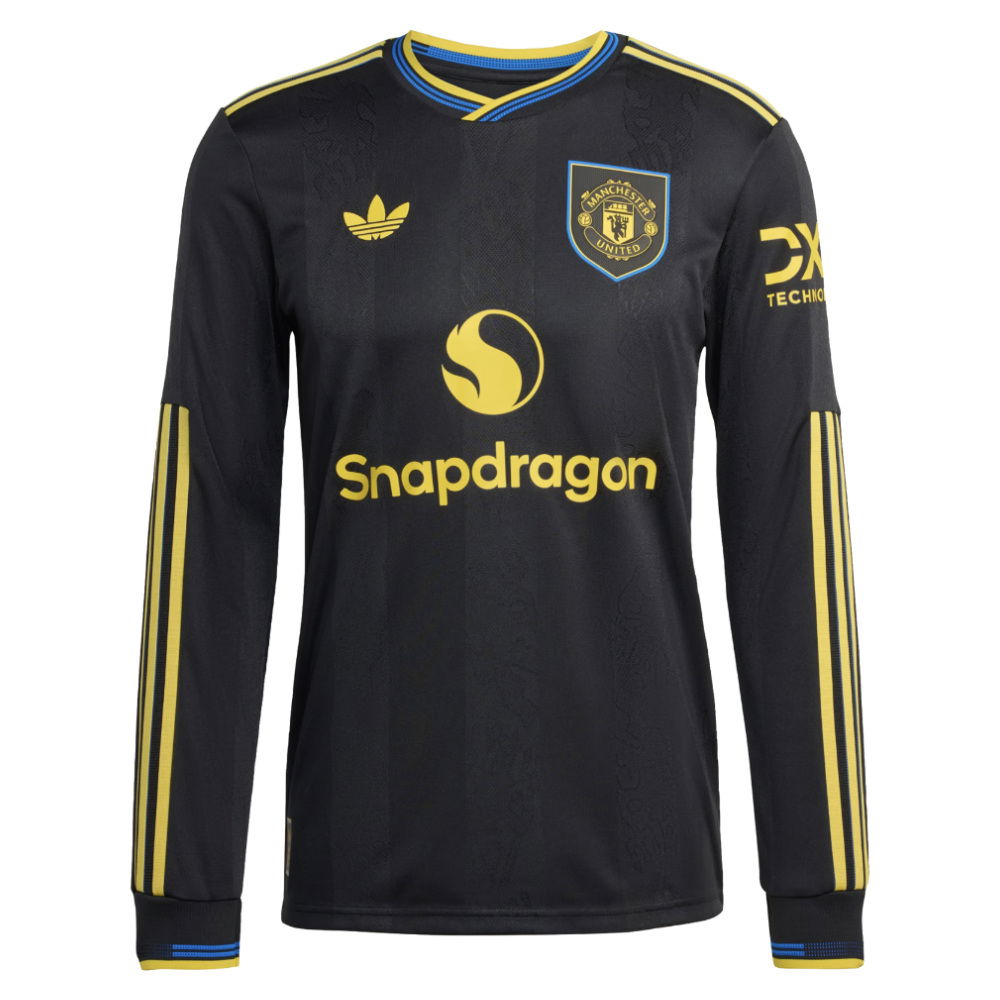 2025-2026 Man Utd Authentic Long Sleeve Third Shirt (Thomas 9)
