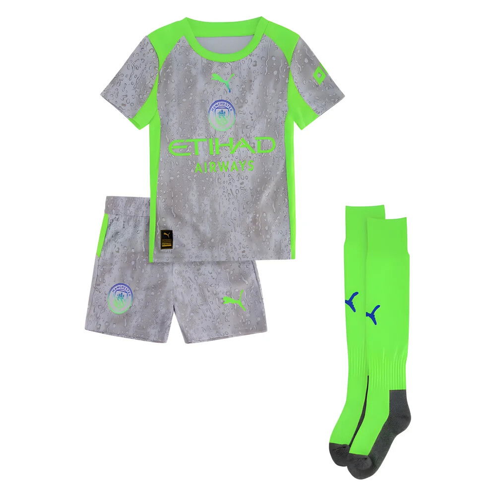 2025-2026 Man City Third Mini Kit (Hemp 11)