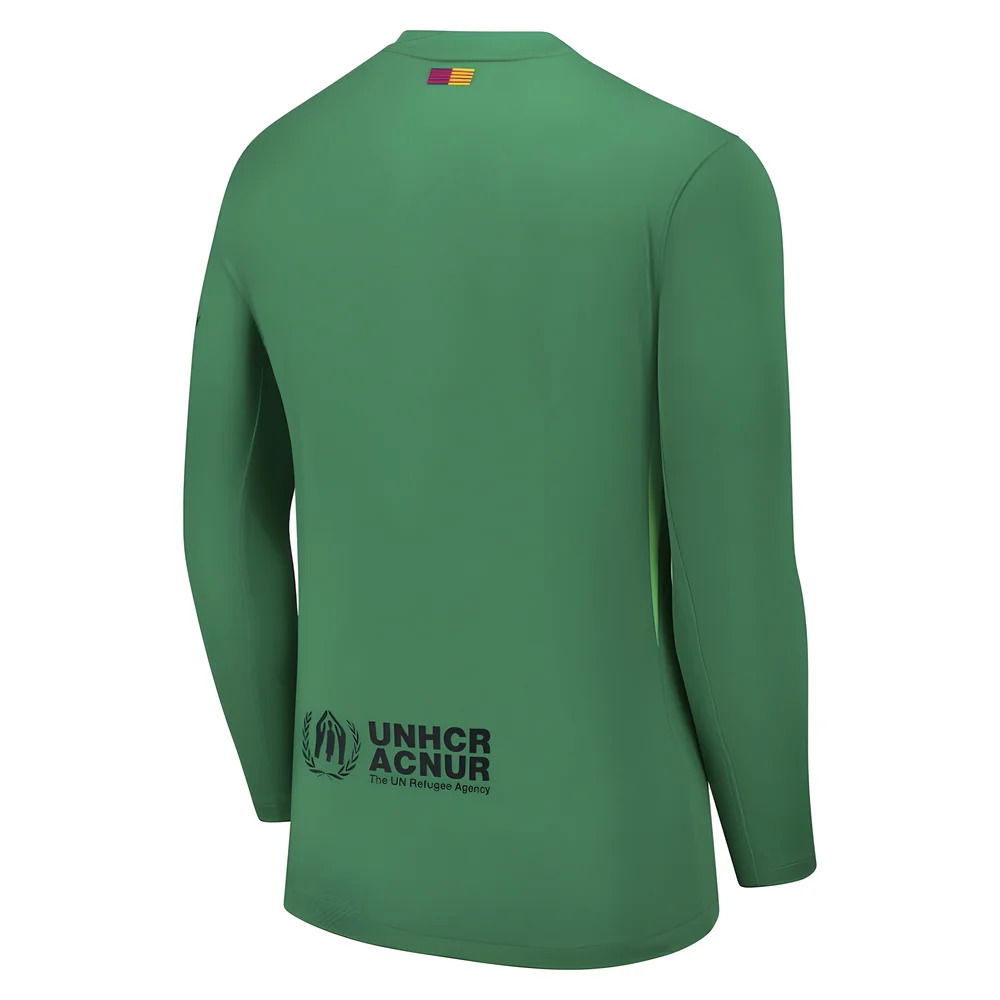 2025-2026 Barcelona Home Goalkeeper Shirt (Green) (Valdes 1)