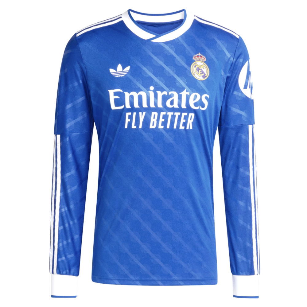 2025-2026 Real Madrid Long Sleeve Third Shirt (Figo 10)