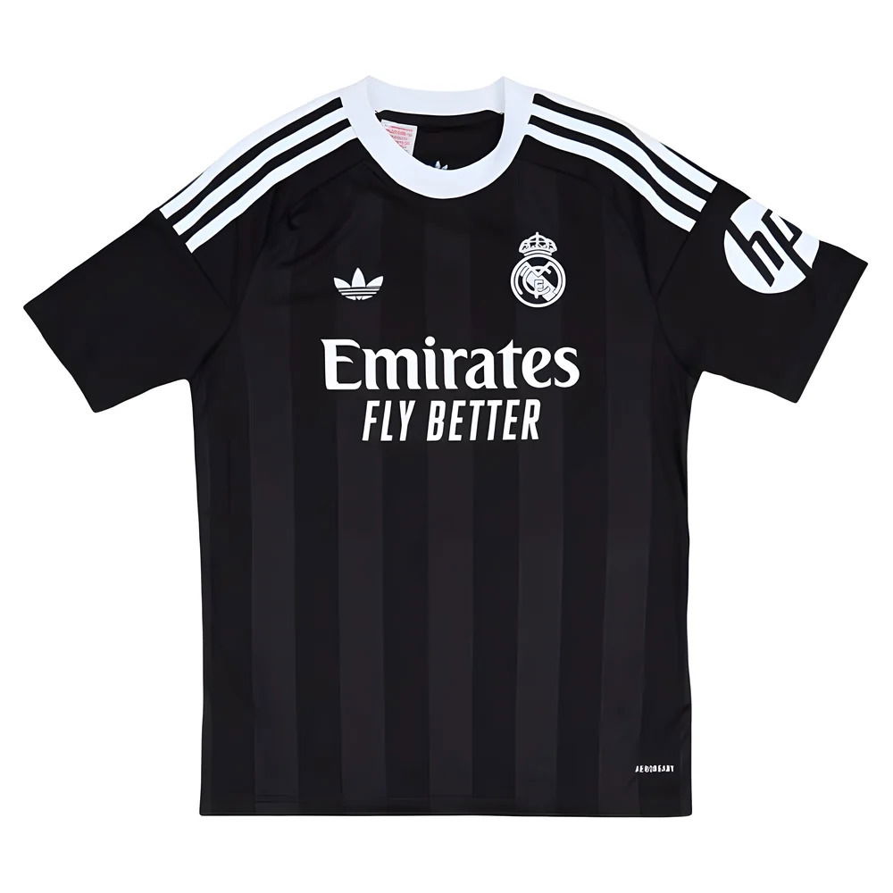 2025-2026 Real Madrid Third Goalkeeper Youth Kit (Black)