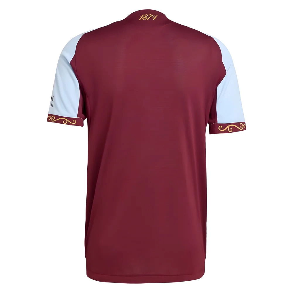 2025-2026 Aston Villa Authentic Home Shirt (Tielemans 8)
