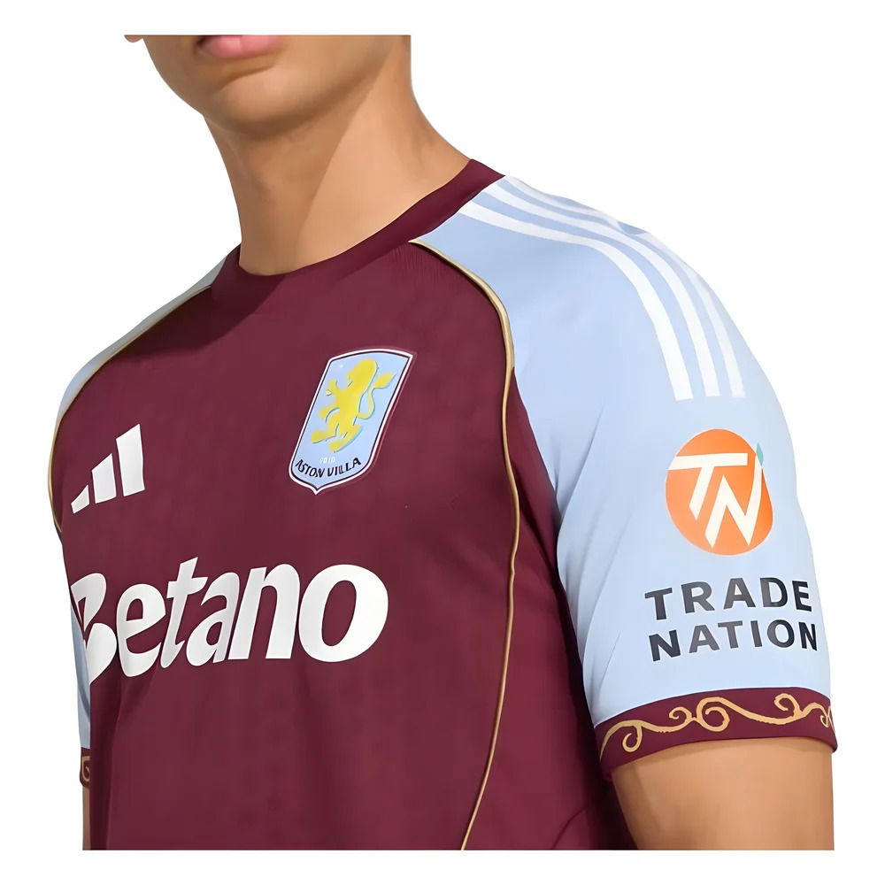 2025-2026 Aston Villa Authentic Home Shirt (Tielemans 8)