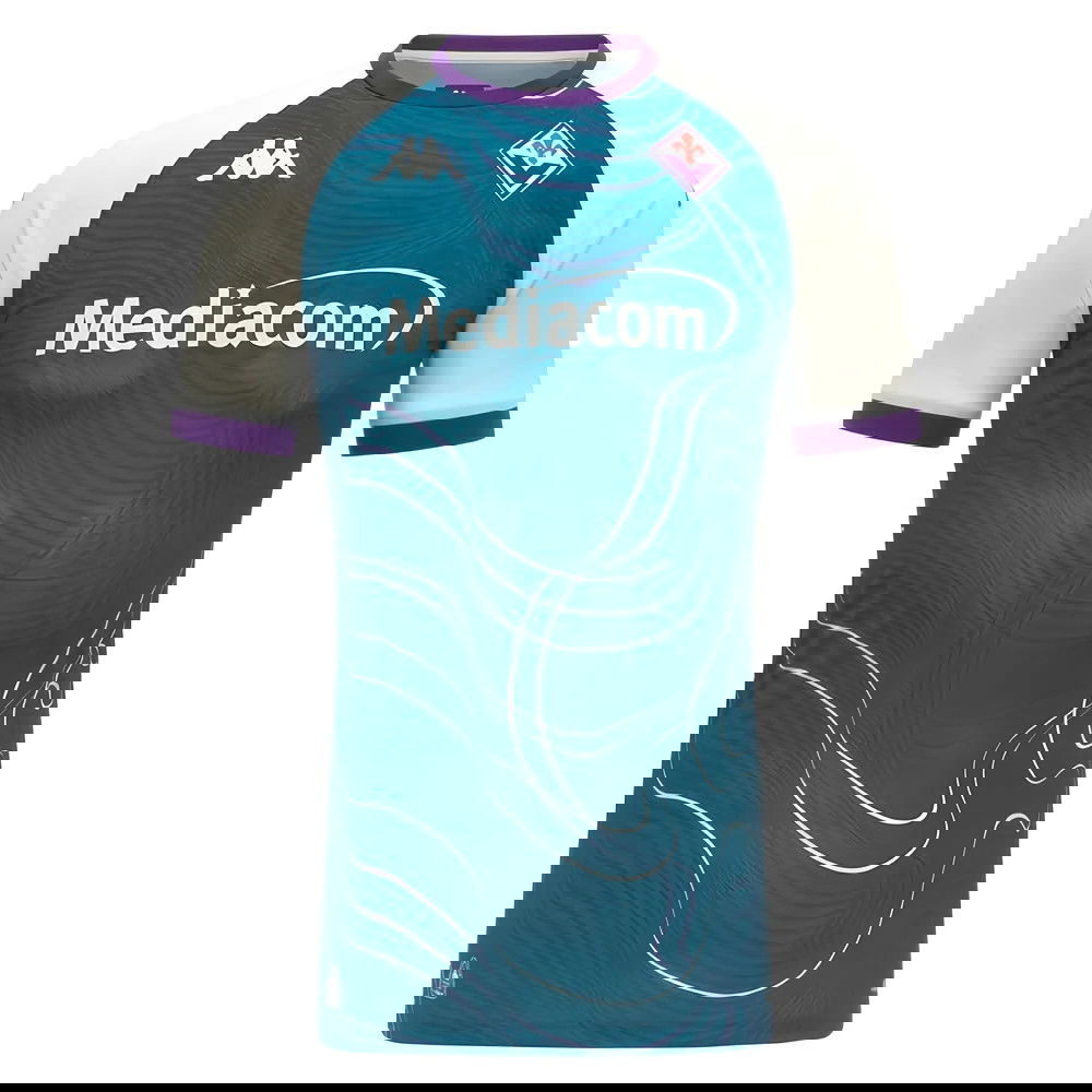 2025-2026 Fiorentina Pre Match Shirt (Turquoise) (Your Name)