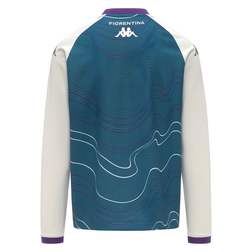 2025-2026 Fiorentina Pre Match Sweat Top (Turquoise)