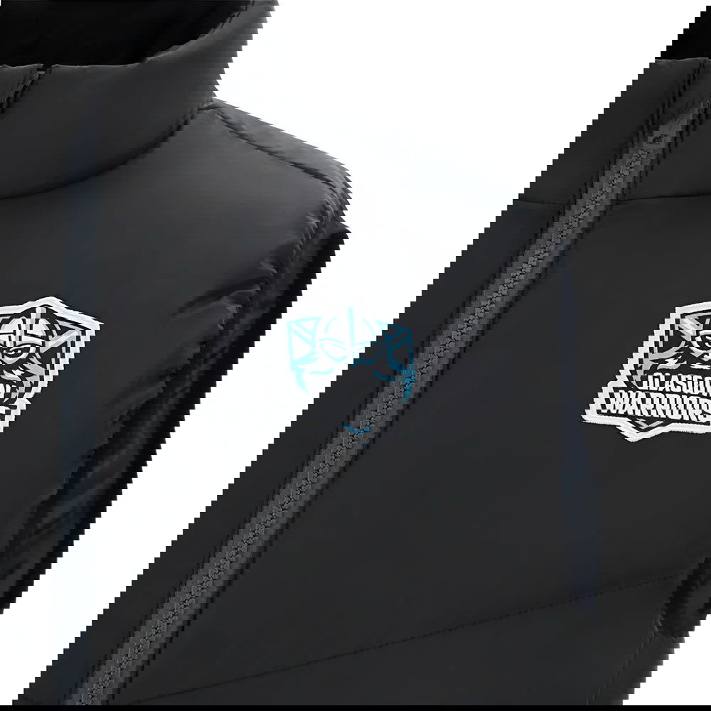 2025-2026 Glasgow Warriors Rugby Padded Gilet (Black)