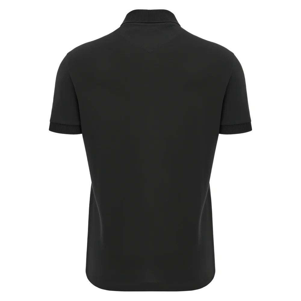 2025-2026 Glasgow Warriors Rugby Ath Polo Shirt (Black)