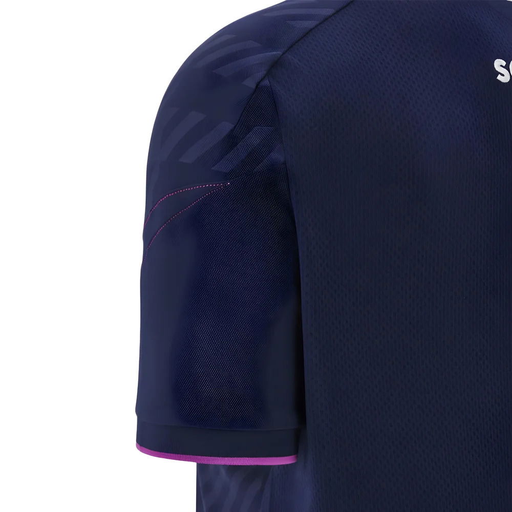 2025-2026 Scotland Rugby Travel Polo Shirt (Navy) - Kids