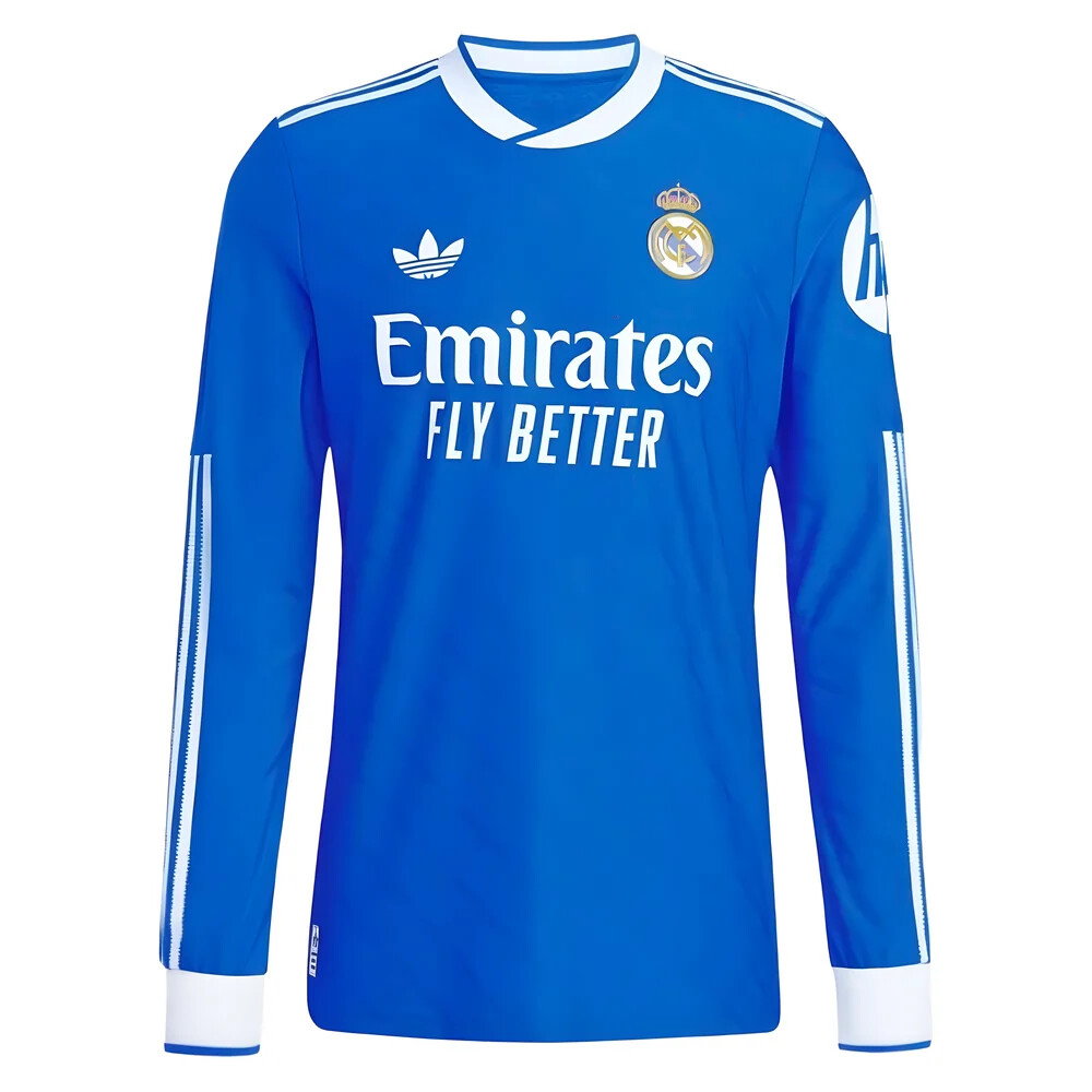 2025-2026 Real Madrid Authentic Long Sleeve Third Shirt (Bellingham 5)