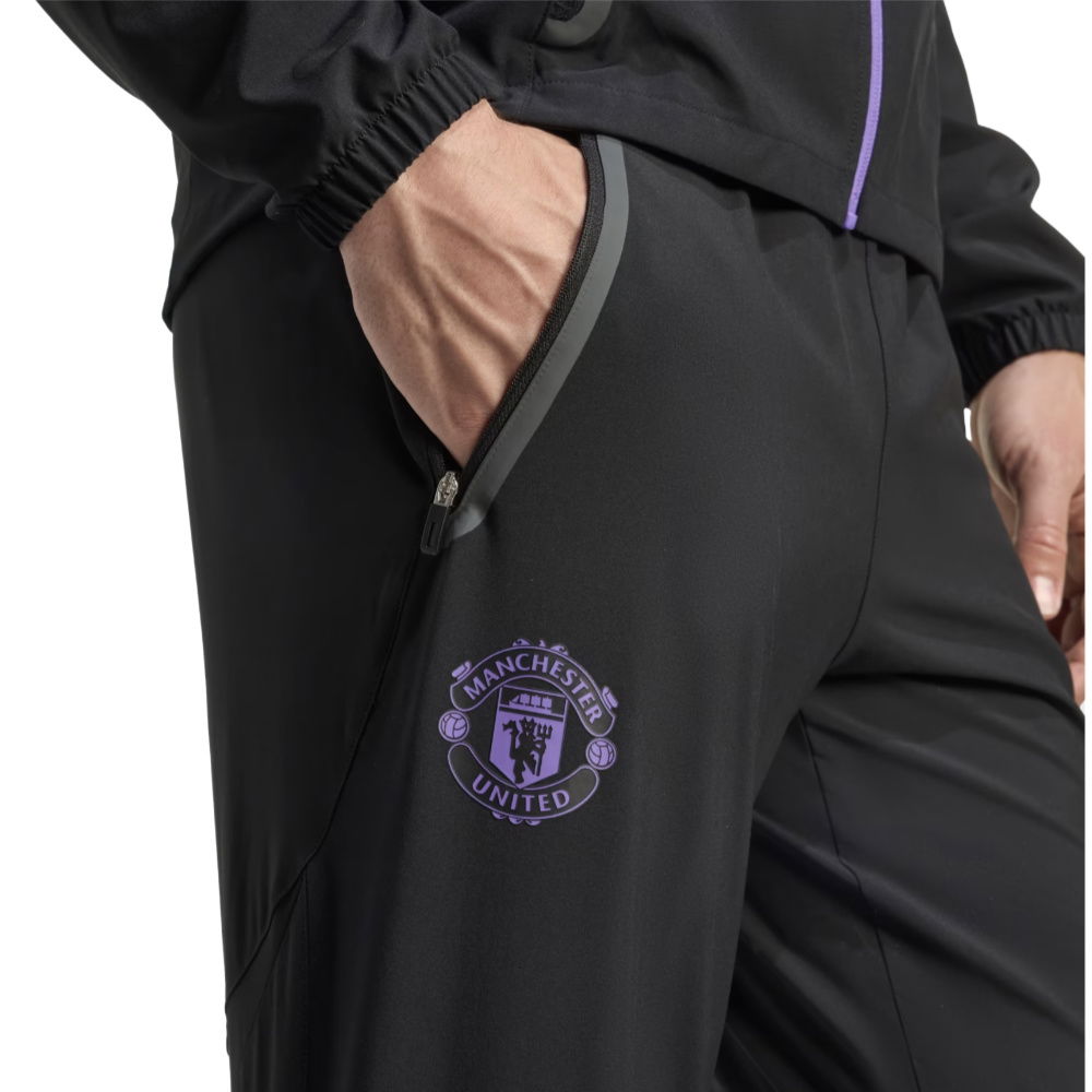2025-2026 Man Utd Competition Vis Tech Pants (Black)
