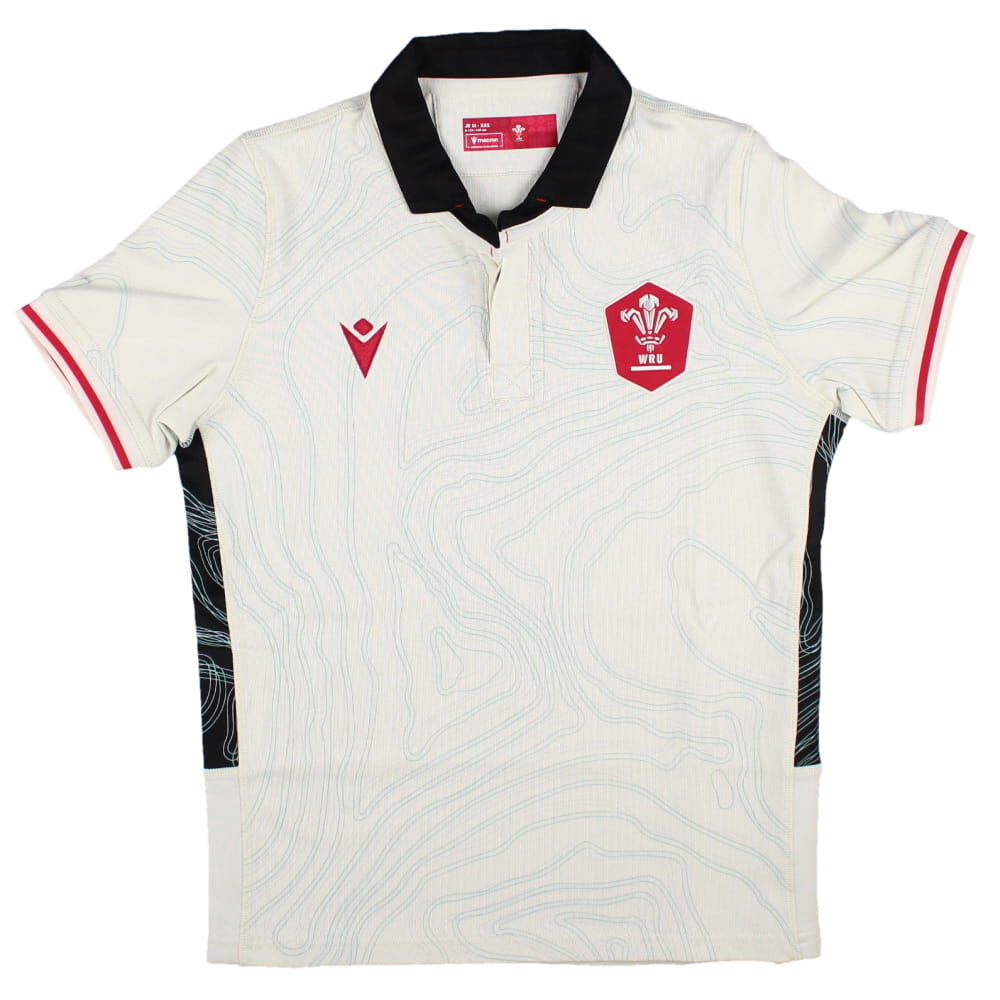 2025-2026 Wales WRU Away Cotton Rugby Shirt (Kids) (Your Name)