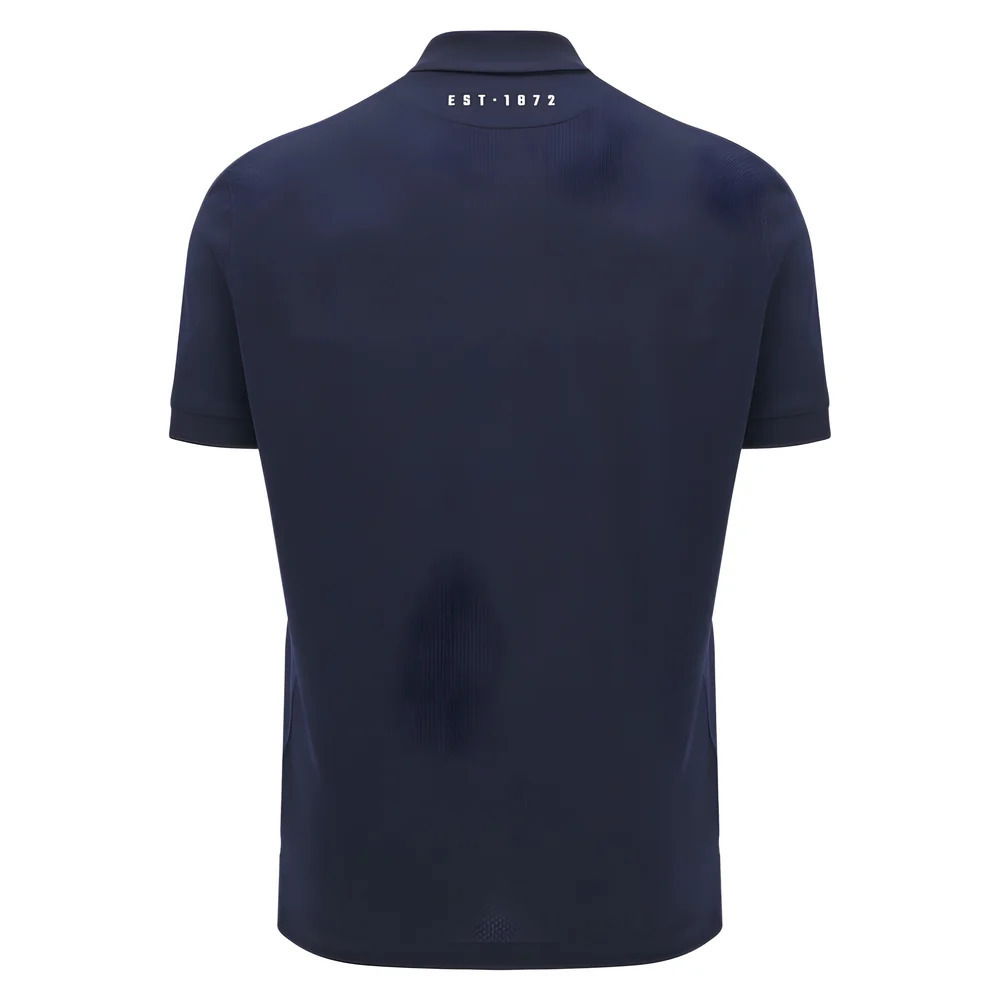 2025-2026 Edinburgh Rugby Travel Polo Shirt (Navy)