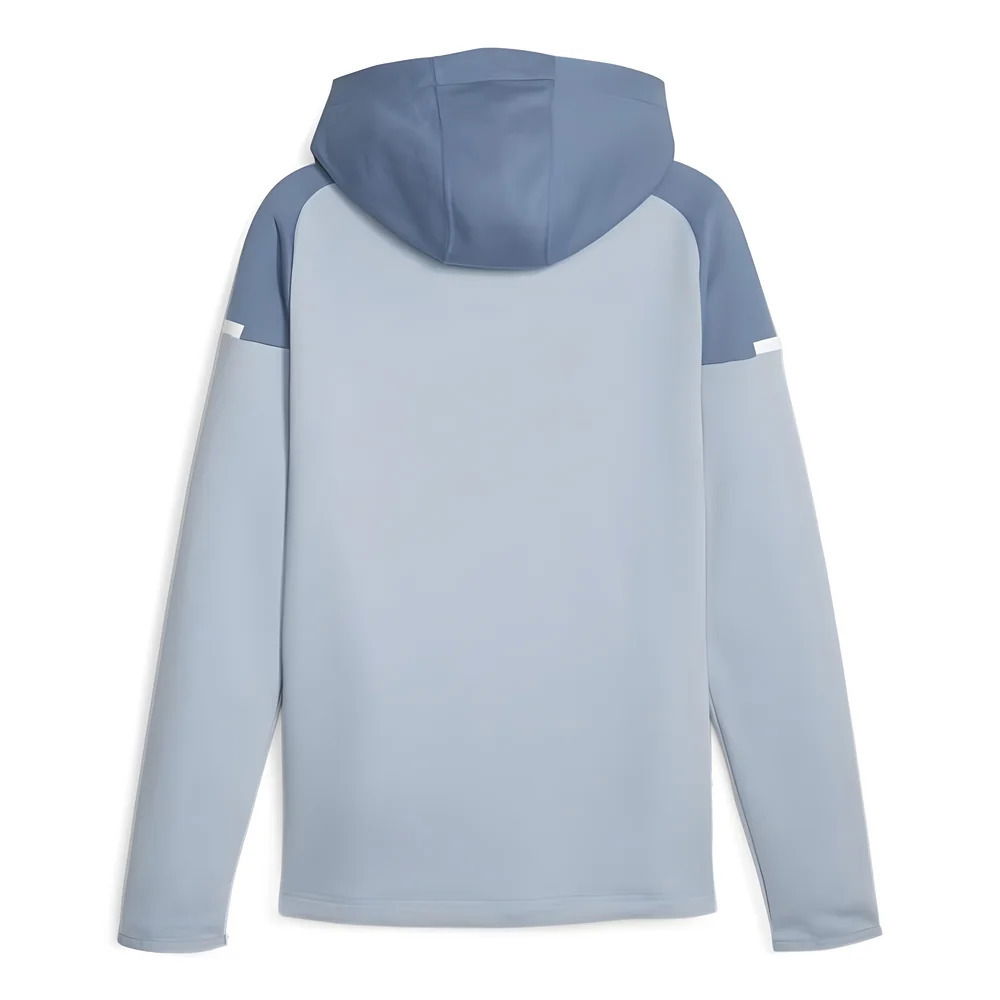 2023-2024 Man City Casuals Hooded Jacket (Blue Wash)
