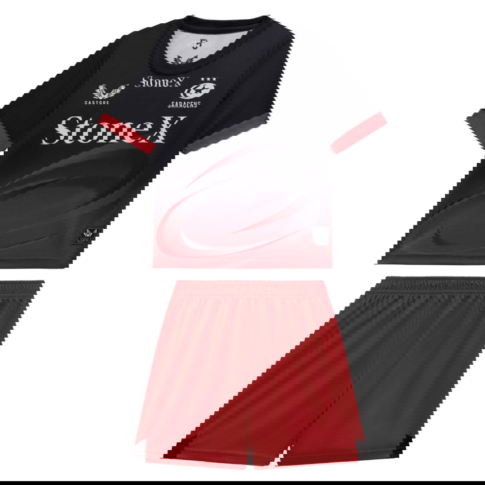 2025-2026 Saracens Home Rugby Infant Kit (Your Name)