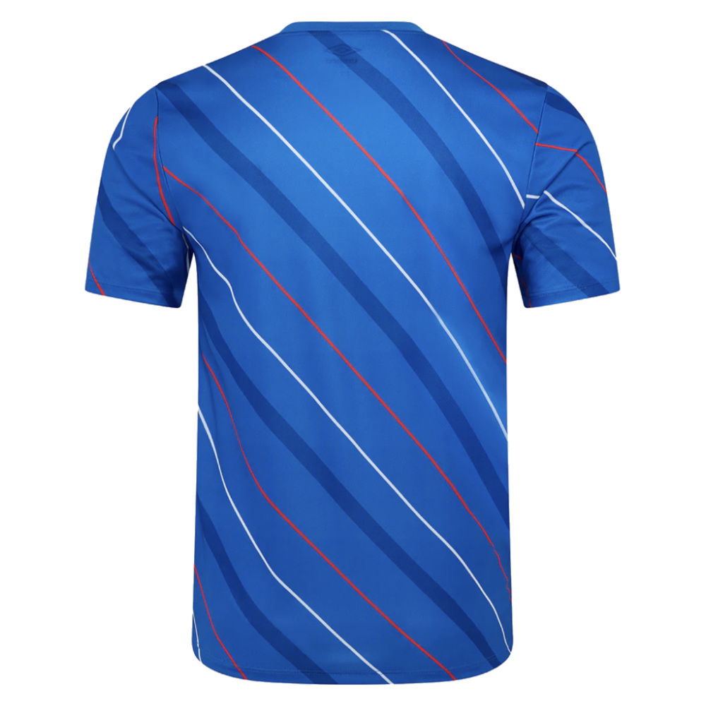 2025-2026 Rangers Home Pre Match Short Sleeve Tee (Lapis Blue)