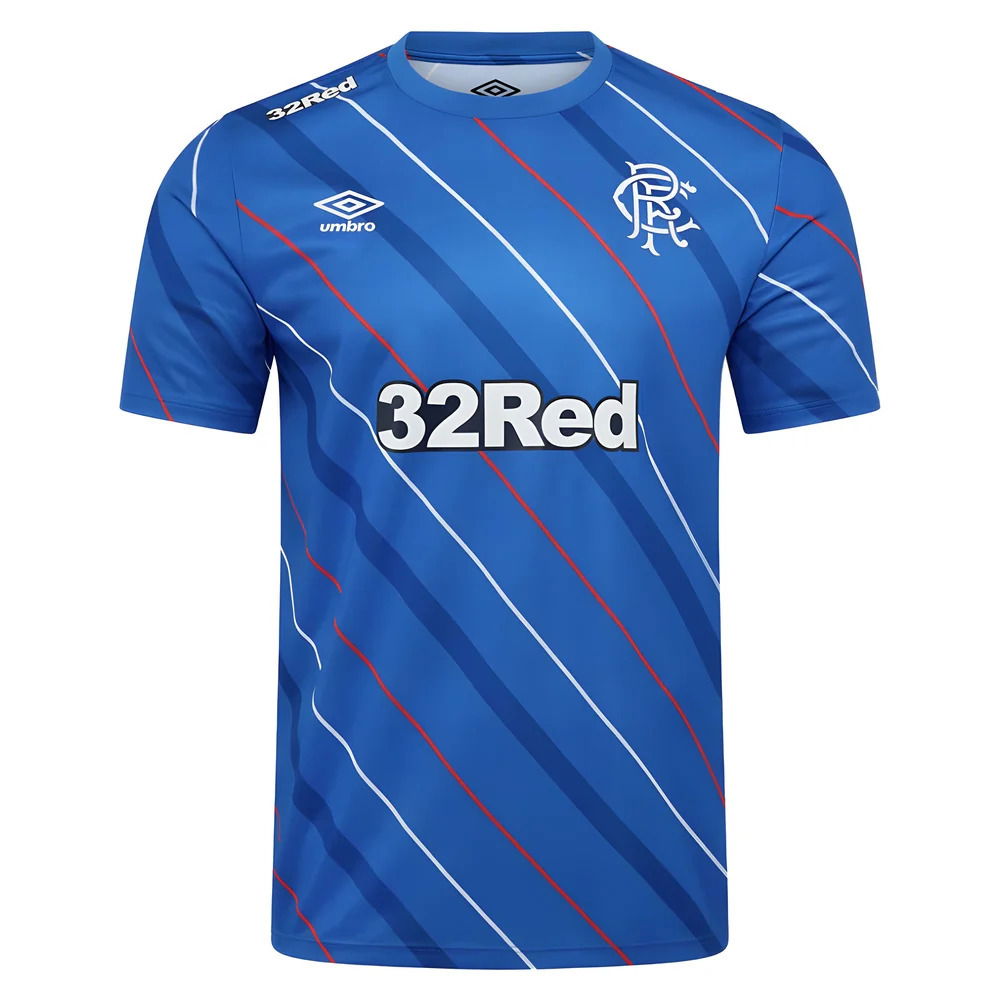 2025-2026 Rangers Home Pre Match Short Sleeve Tee (Lapis Blue) (Barron 8)