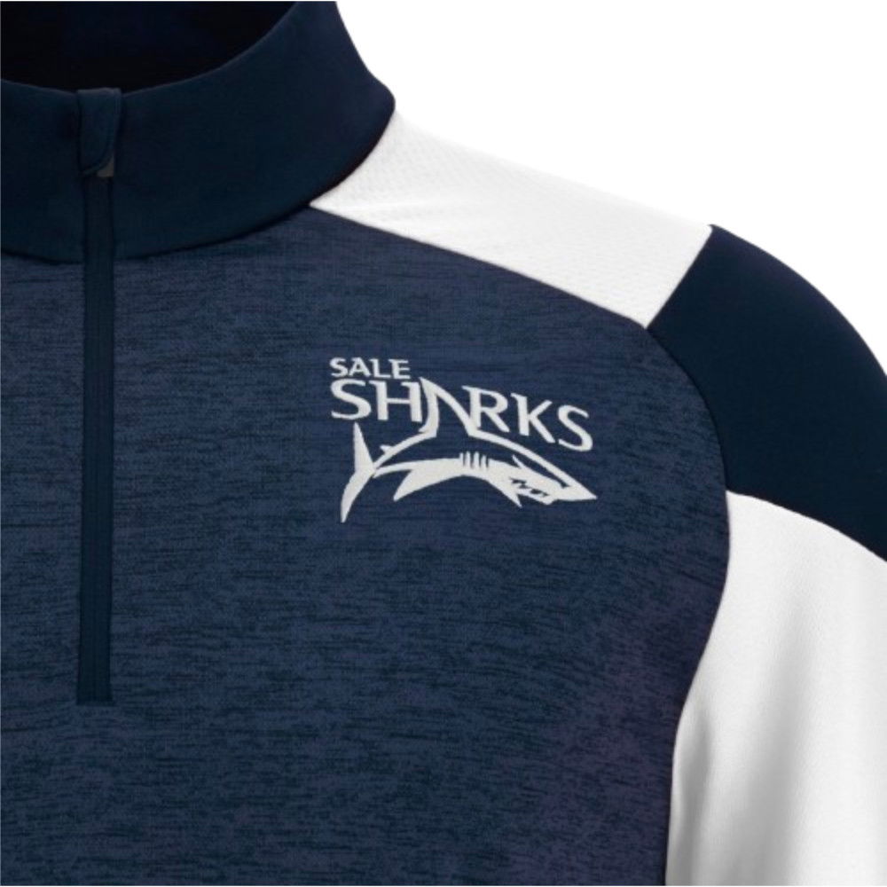 2025-2026 Sale Sharks Training 1/4 Zip Top (Navy)