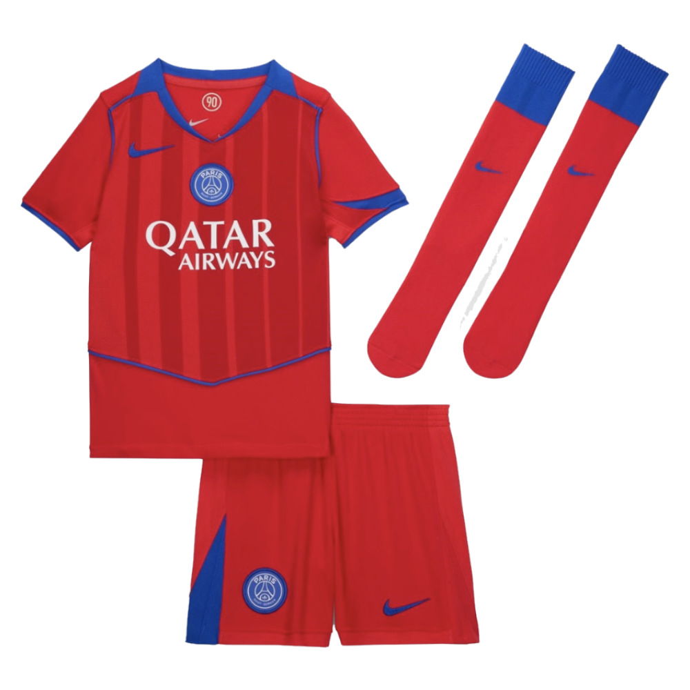 2025-2026 PSG Third Little Boys Mini Kit (Barcola 29)