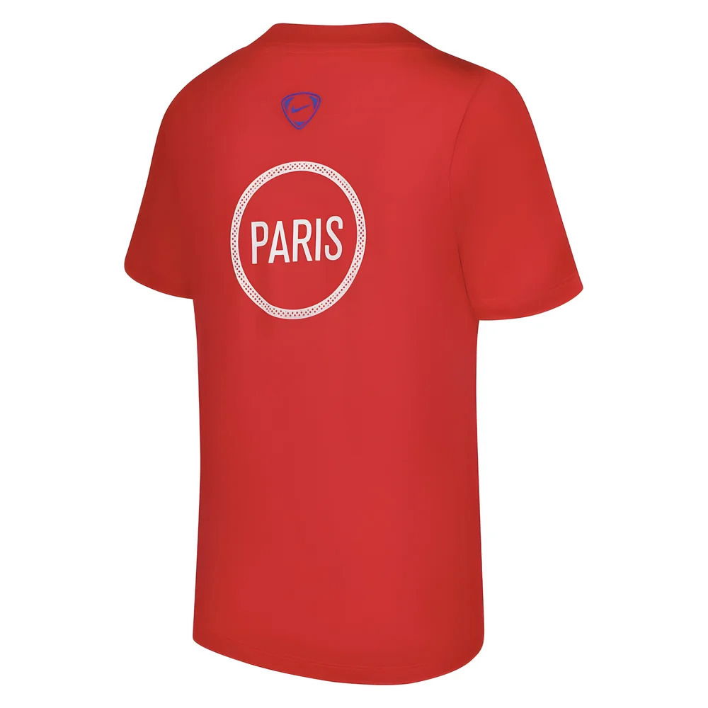 2025-2026 PSG T90 Remix T-Shirt (Red) - Kids