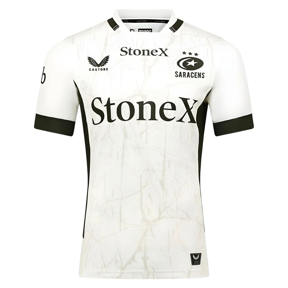 2025-2026 Saracens Away Rugby Shirt (Your Name)