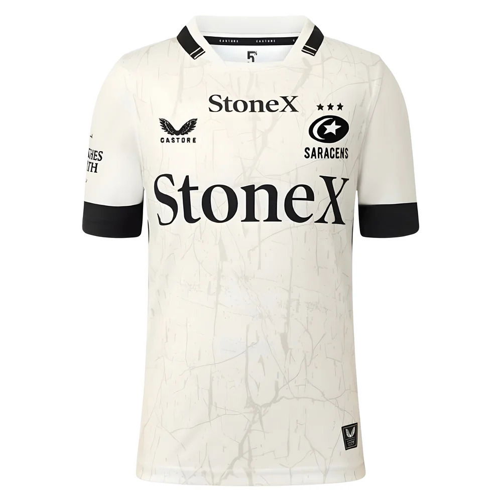 2025-2026 Saracens Away Rugby Shirt (Kids) (Your Name)