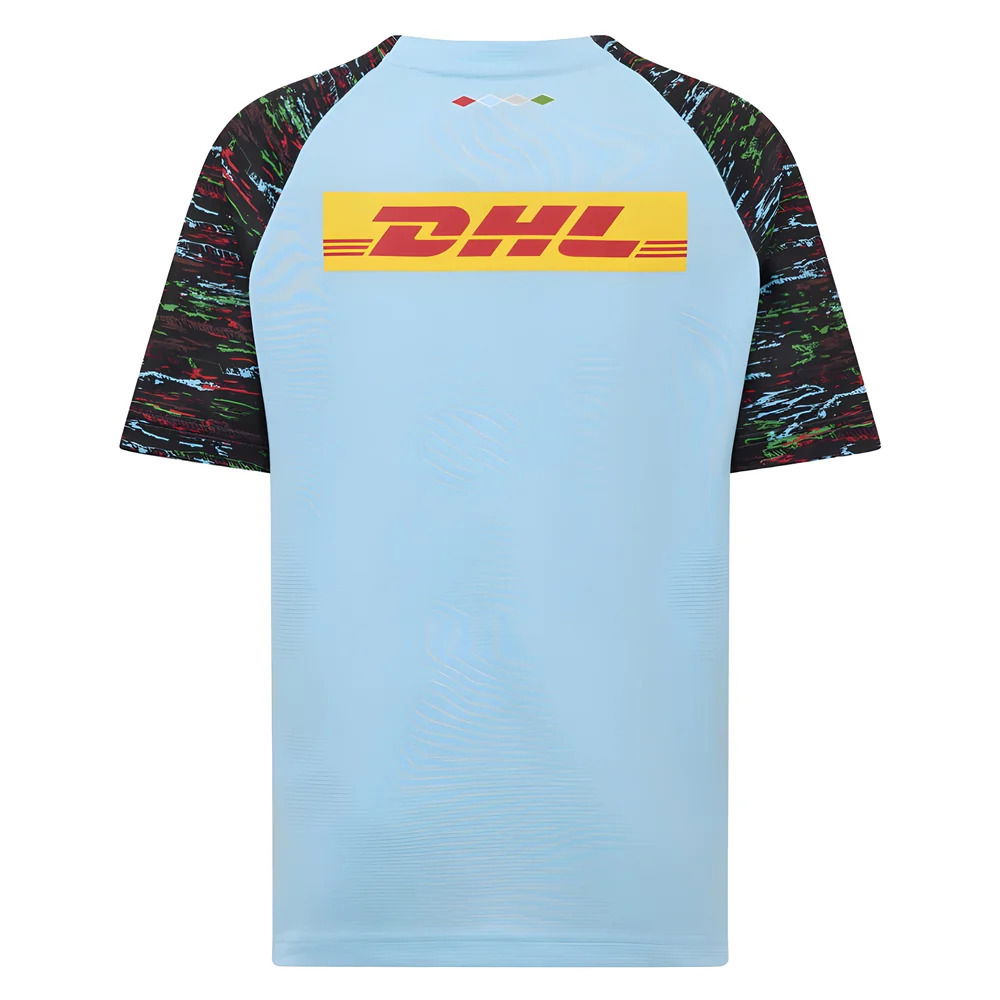 2025-2026 Harlequins Rugby Training Shirt (Sky Blue)