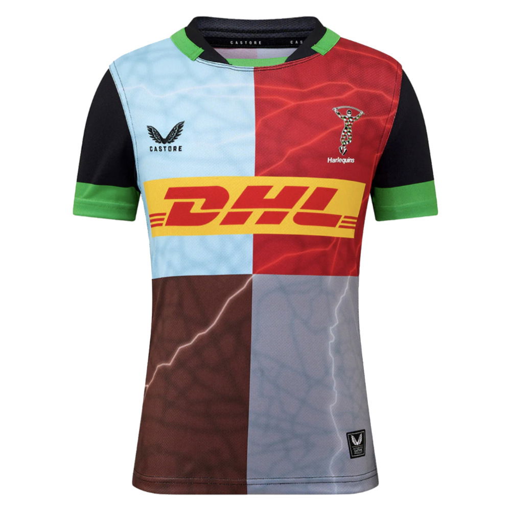 2025-2026 Harlequins Home Rugby Shirt (Kids) (Your Name)