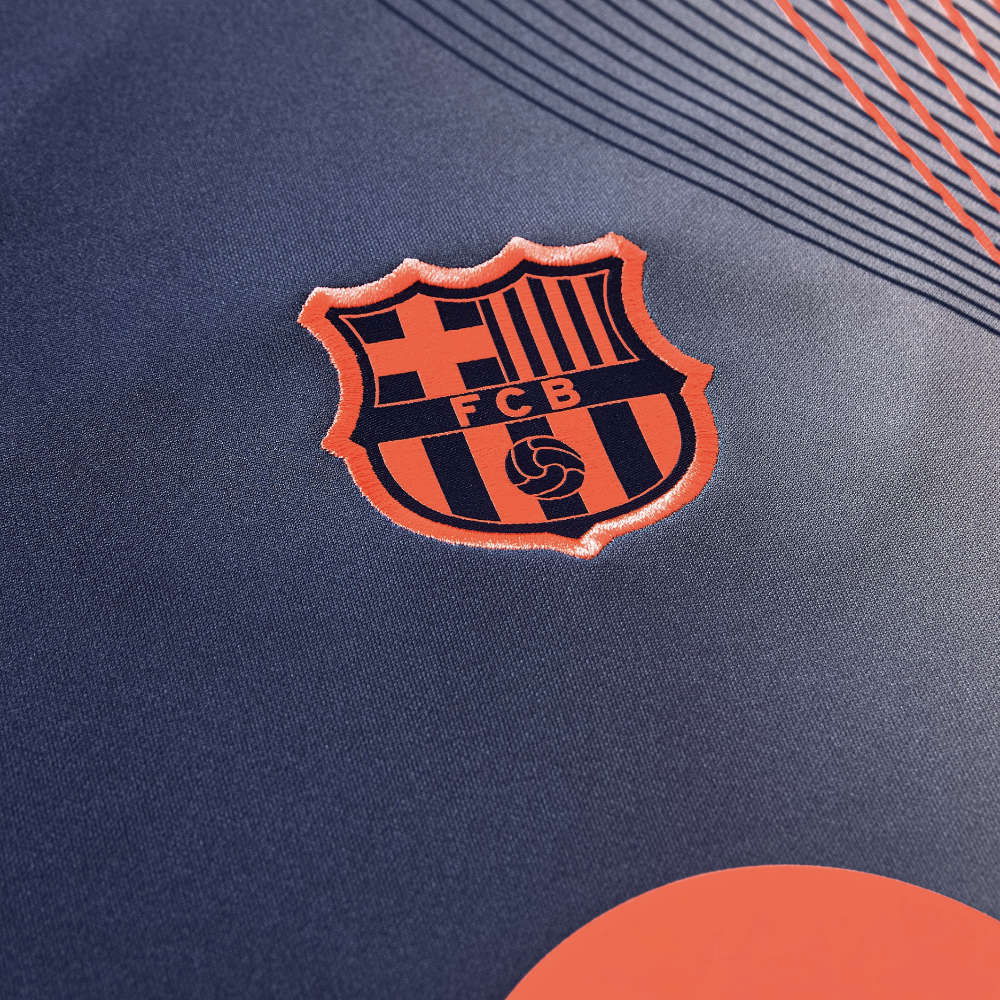 2025-2026 Barcelona T90 Third Dri-Fit Strike Shirt (Navy) - Kids