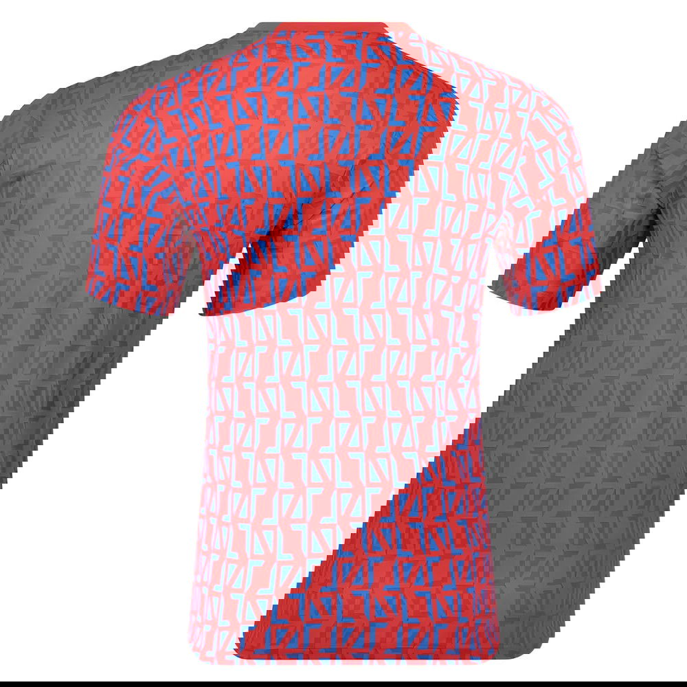 2025-2026 Rangers Away Pre-Match Tee (Flame Scarlet)