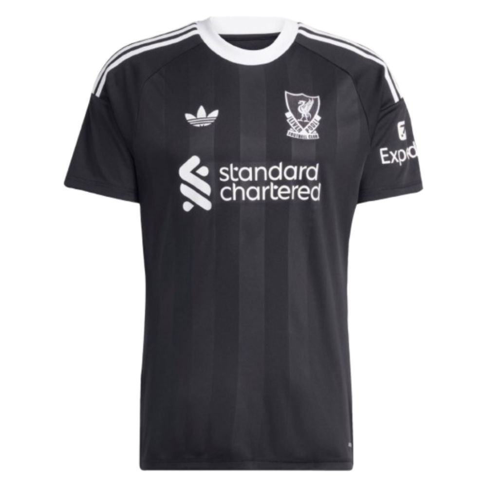 2025-2026 Liverpool Third Goalkeeper Shirt (Black) (Mamardashvili 25)