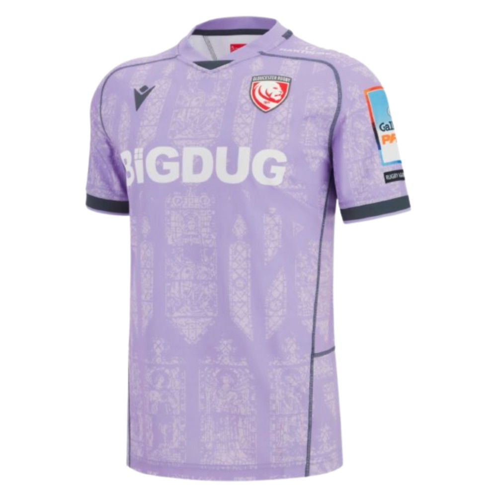 2025-2026 Gloucester Rugby Poly Away Shirt (Your Name)