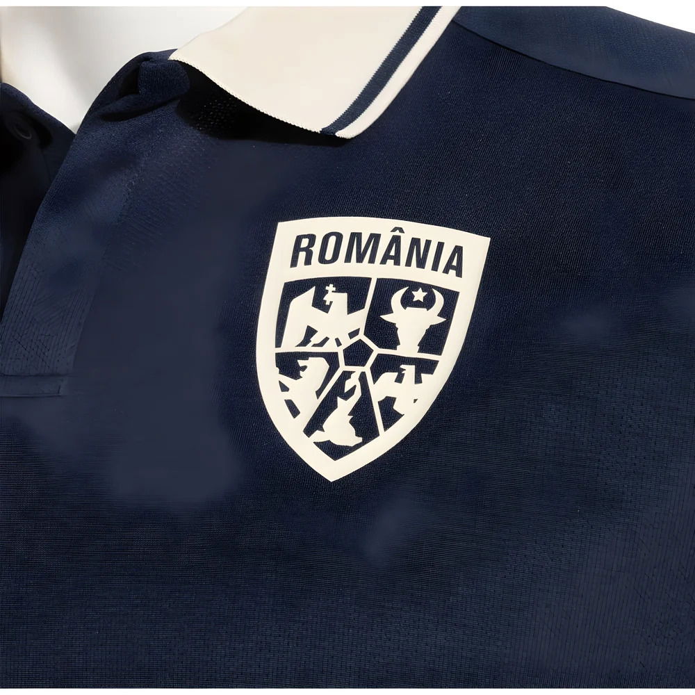 2025-2026 Romania Presentation Polo Shirt (Navy)