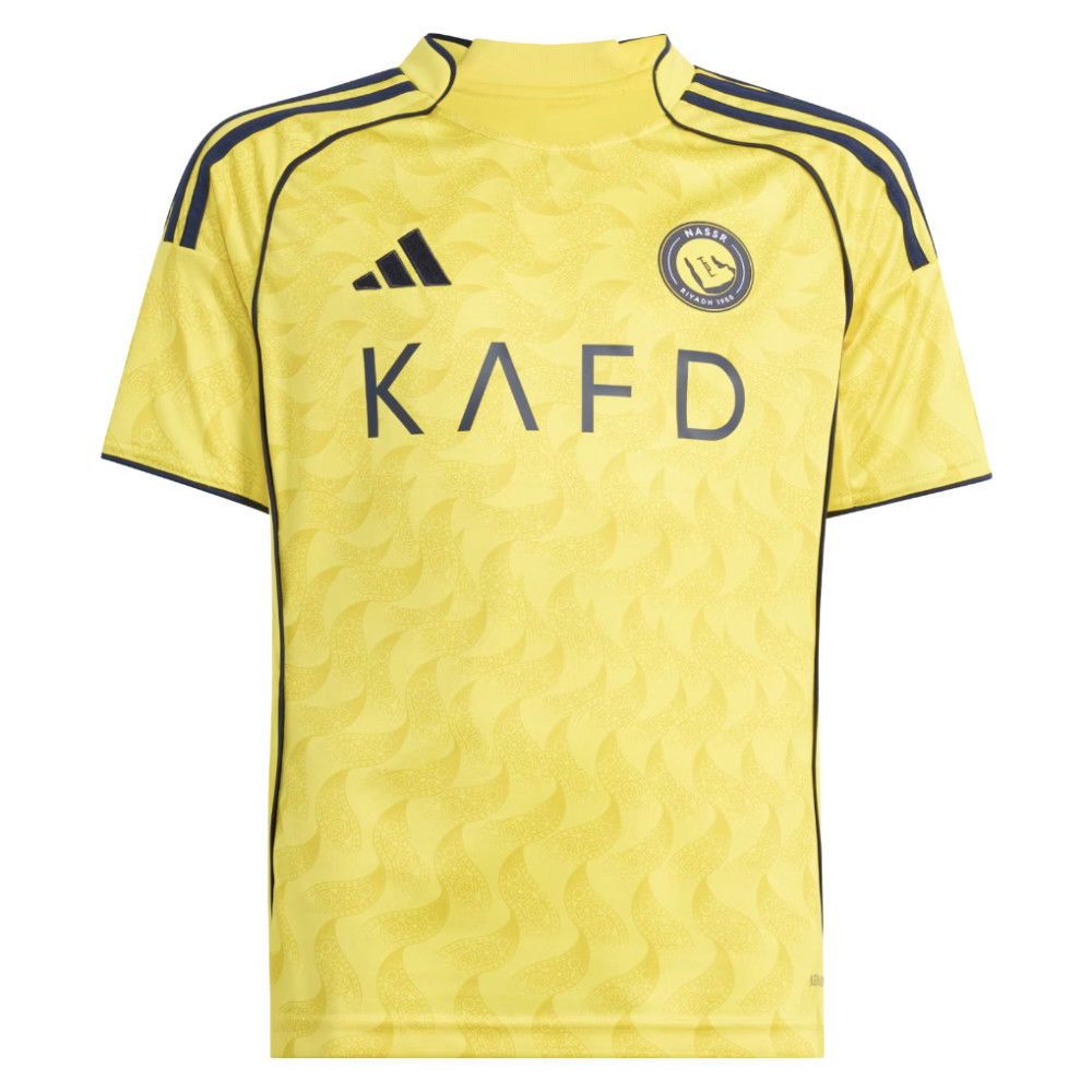 2025-2026 Al Nassr Home Shirt (Kids) (Simakan 3)