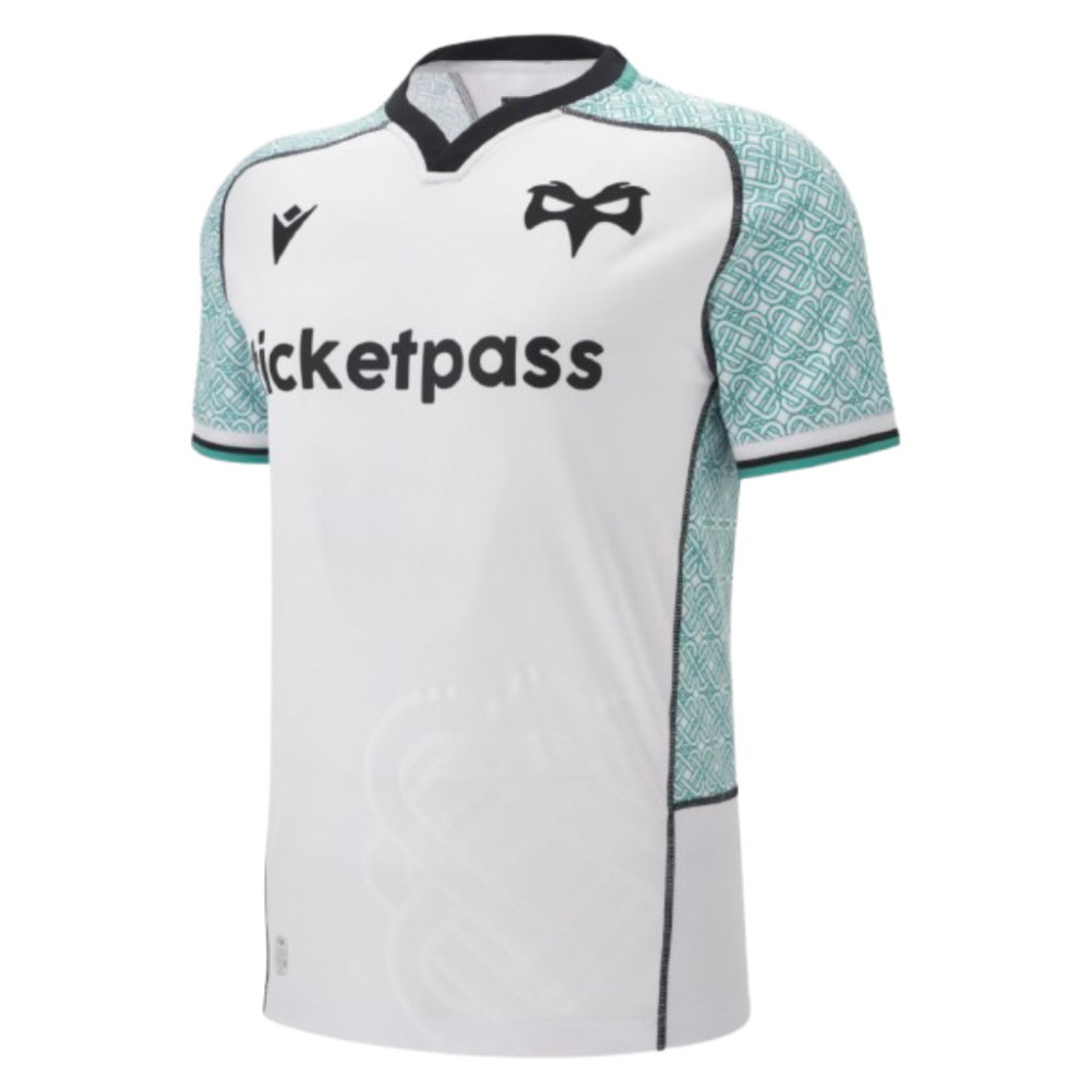 2025-2026 Ospreys Away Rugby Poly Replica Shirt (Your Name)