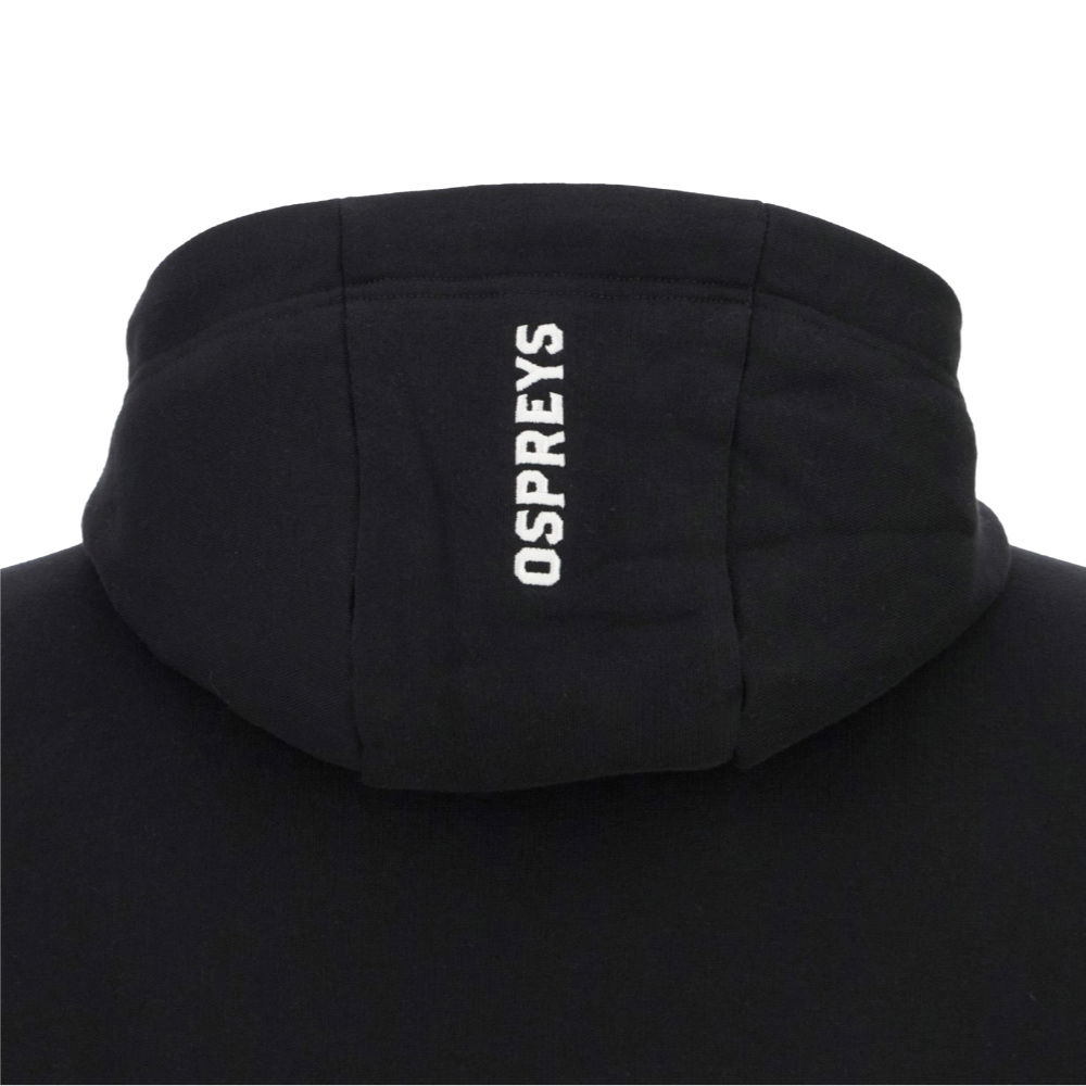 2025-2026 Ospreys Rugby Cotton Hooded Sweat (Black)