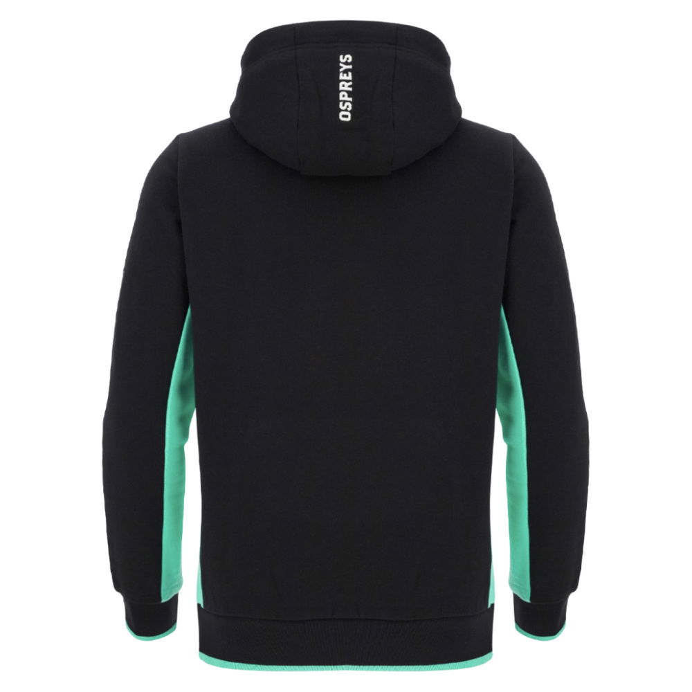 2025-2026 Ospreys Rugby Cotton Hooded Sweat (Black)