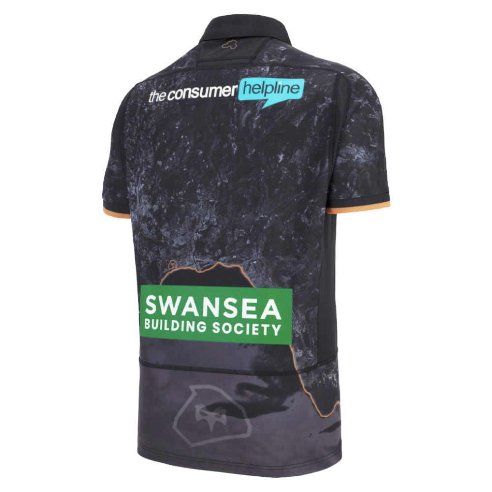 2025-2026 Ospreys Home Poly Replica Rugby Shirt